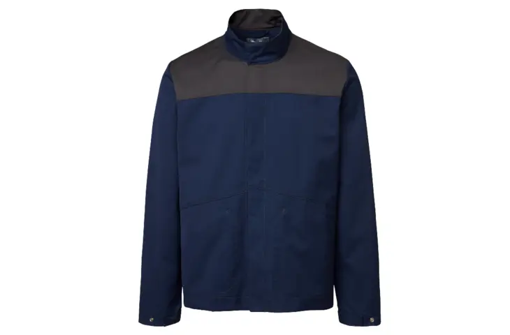 Moovento Veste sans poche marine avant