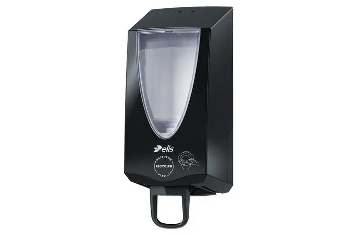Phoenix manual toilet seat foam cleanser dispenser black 1