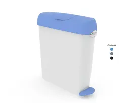 Ladylis_Blue White Pedal bin Aqualine_Elis